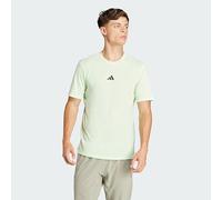 Adidas Herren T-Shirt Workout Logo Tee – semi Green Spark/Black – Größe S