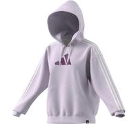 Adidas Holiday Graphic 3-Stripe Oversized Damen Kapuzensweater, lila XS