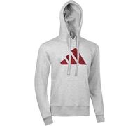 adidas Hoodie Community Perfo Script - aus 100% nachhaltiger Baumwolle - grau