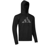Adidas Herren Hoodie Community Perfo Script – aus 100% nachhaltiger Baumwolle – Schwarz, Gr. XL