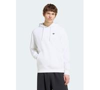 Kapuzensweatshirt ADIDAS ORIGINALS "TREFOIL ESSENTIALS HOODIE", Herren, Gr. S, weiß, Obermaterial: 82% Baumwolle, 18% Polyester, normal, Rundhals, angesetztes Bündchen, Sweatshirts (62481943-S) weiß