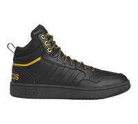 adidas Hoops 3.0 Basketball Classic Winterized Mid-Top Winterschuhe gefüttert Herren IG7928 - core black/core black/preloved yellow 46