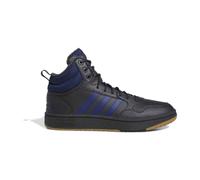 adidas Hoops 3.0 Basketball Classic Winterized Mid-Top Winterschuhe gefüttert Herren IG7928 - core black/core black/preloved yellow 43 1/3 für Herren, grau, Größe 43 ⅓ EU / 9 UK