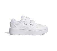 adidas Unisex Hoops 3.0 Bold Shoes Nicht-Fußball-Halbschuhe, Cloud White/Cloud White/Pink, 33.5 EU