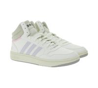 adidas Hoops 3.0 Damen Mid-Sneaker Basketball-Schuhe im Vintage-Stil Schnür-Schuhe GZ4560 Weiß/Rosa 41 1/3