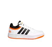 adidas Hoops 3.0 K Unisex Freizeitschuhe IG3828 Weiß, Cloud White/Core Black/Impact Orange F22, 38 2/3