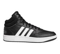 adidas Herren Hoops 3.0 Mid Lifestyle Basketball Classic Vintage Shoes, Core Black / Cloud White / Grey Six, 46 2/3 EU