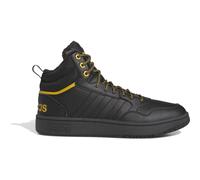 adidas Hoops 3.0 Basketball Classic Winterized Mid-Top Winterschuhe gefüttert Herren IG7928 - core black/core black/preloved yellow 45 1/3