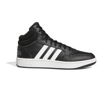 adidas Herren Hoops 3.0 Mid Lifestyle Basketball Classic Vintage Shoes Schuhe, Core Black/Cloud White/Grey Six, 36 2/3 EU