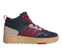 Winterboots ADIDAS SPORTSWEAR "HOOPS 4.0 MID", Damen, Gr. 43, aurora ink, better scarlet, gum4, Textil, Synthetik, sportlich, Schuhe (60878229-43) aurora ink, better scarlet, gum4