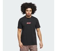 adidas Hoops Grafik T-Shirt Black / Lucid Red XL