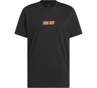 adidas Hoops Graphic T-Shirt Herren JX1781 - black/lucid red L