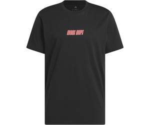 adidas Hoops Graphic T-Shirt Herren JX1781 - black/lucid red L