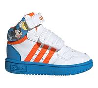 Adidas Hoops MID 3.0 Mickey AC I Sneaker, FTWR White/Impact orange/Pulse Blue, 23 EU