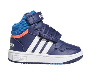 Adidas Hoops Mid Schuh Kinder Freizeitschuhe, blau, Größe 22 22