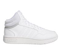 Sneaker ADIDAS SPORTSWEAR "HOOPS MID 3.0 K", Mädchen, Gr. 40, weiß (cloud weiß, cloud weiß, grau two), Synthetik, Textil, Schuhe Sneaker, für Kinder und Jugendliche (92044942-40) cloud weiß, cloud wei