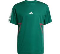 adidas House of Tiro Colorblock T-Shirt Herren JN2579 - dark green/collegiate burgundy/white L