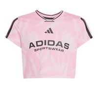 adidas House of Tiro Colors of Football Cropped T-Shirt Mädchen JM1584 - true pink/black 164