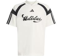 adidas House of Tiro T-Shirt Kinder KH3800 - off white/black/black 152