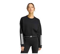 Adidas Hyperglam Sweatshirt mit 3-Streifen und Rundhalsausschnitt Damen L