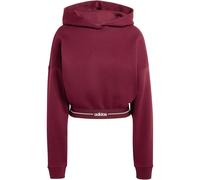 adidas Hyperglam Cropped Hoodie Damen KC7665 - maroon L