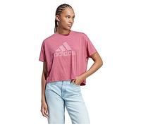 ADIDAS IC0493 W WINRS Tee T-Shirt Damen pink strata Mel./White Größe M