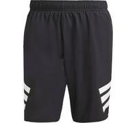 Badeshorts ADIDAS PERFORMANCE "ICON 3S SH 8IN", Herren, Gr. XXL, N-Gr, schwarz-weiß (schwarz, weiß), Obermaterial: 100% Polyester, Badehosen (68725741-XXL) schwarz, weiß