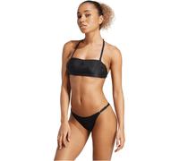 adidas Iconisea Ribbed Padded Bandeau Bikini-Oberteil Damen JX5052 - black 30