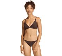 adidas Damen Iconisea Ribbed Padded Triangle Bikini Top Swimwear, Aurora Coffee, 44