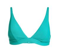 adidas Iconisea Ribbed Padded Triangle Bikini Top, Farbe Grün, Größe M