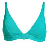 adidas Iconisea Ribbed Padded Triangle Bikini-Oberteil Damen JZ6865 - pure teal 32