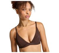 Iconisea Ribbed Padded Triangle Bikini Top Aurora Coffee 32