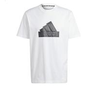 adidas Icons Badge of Sport T-Shirt (DE/NL/SE/PL, Alphanumerisch, XL, Regular, Regular, White/Black)