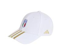 adidas Italia Italien FIGC Cap (DE/NL/SE/PL, Alphanumerisch, Einheitsgröße, White/Gold)