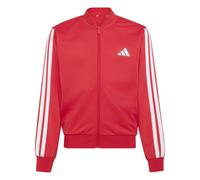 adidas J 3S FZ TR TT Freizeitjacke Kinder - PURRUB/Weiß 164 PURRUB/WHITE