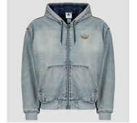 adidas Jeansjacken DENIM PADDED JACKET in Blau EU M