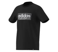 adidas CAMO LINEAR TEE Jungenshirt, schwarz, größe 152