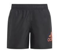 Adidas Jungen Logo CLX Swim Shorts, Black/app solar red, 15-16 Years