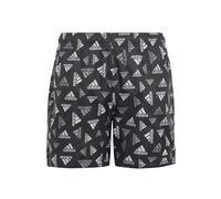 Adidas, Logo Print Clx, Badeanzug, Schwarz-Weiss, 1213, Kinder