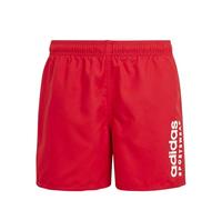 adidas Jungen Sportswear Essentials Logo CLX Swim Shorts Kids, Better Scarlet/White, 5-6 Years