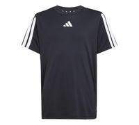 adidas Jungen Train Essentials 3-Stripes Shirt, Black/White, 7-8 Years