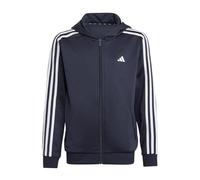 adidas Jungen Train Essentials AEROREADY 3-Stripes Regular-Fit Full-Zip Hoodie, Legend Ink/White, 7-8 Years