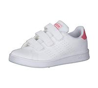 adidas Jungen Unisex Kinder Advantage C Sneaker, Cloud White/Real Pink/Cloud White, 32 EU