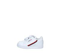 adidas Jungen Unisex Kinder Continental 80 CF Sneaker, Cloud White/Cloud White/Scarlet, 20 EU