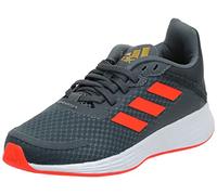 adidas Jungen Unisex Kinder Duramo SL Straßen-Laufschuh, Grey/Solar Red/Carbon, 20 EU