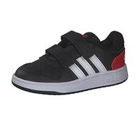Adidas Kinder-Sneaker Hoops 2.0 CMF I Jungen/Unisex Core Black/Cloud White/Vivid Red 21 EU