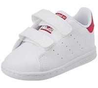 adidas Jungen Unisex Kinder Stan Smith CF Sneaker, Cloud White/Cloud White/Bold Pink, 30 EU
