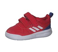 adidas Jungen Unisex Kinder Tensaur Straßen-Laufschuh, Scarlet/Cloud White/Team Royal Blue, 23 EU