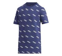 adidas Jungen Yb Fav T shirt, Indtec/Blanco, 140 (9/10 años) EU