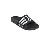 adidas Juventus Turin Juve Adilette Badelatschen Slides (black white, EU Schuhgrößensystem, Erwachsene, Numerisch, M, 46)
